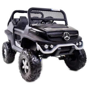Automobil na akumulator Mercedes Benz Unimog (12V) BBO crni