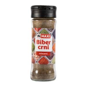 Biber MAXI crni staklo 55g