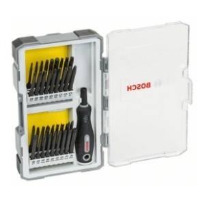 BOSCH 37-delni set bitova sa ručnim zavrtačem 2607017320
