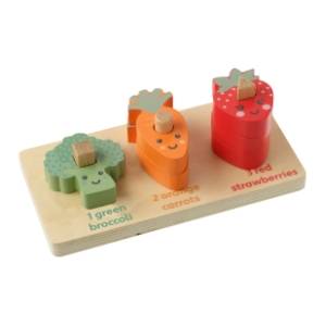 Drvena sklapalica Povrće ORANGE TREE TOYS