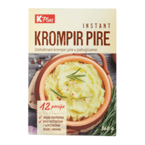 Instant krompir pire K PLUS 3x120g