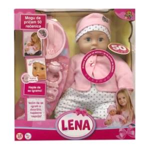 Interaktivna lutka Lena sa 50 rečenica MILLA TOYS