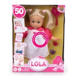 Interaktivna lutka Lola sa 50 rečenica MILLA TOYS