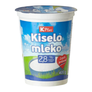 Kiselo mleko K PLUS 2,8%mm 400g