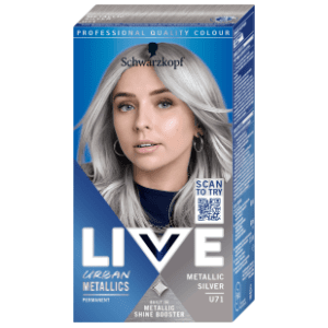 LIVE Urban Metallics farba za kosu U71 srebrna