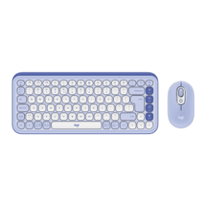 LOGITECH set bežični miš i tastatura Pop Icon Lilac