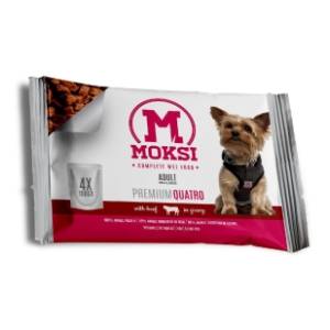 MOKSI sos za pse govedina 4x100g