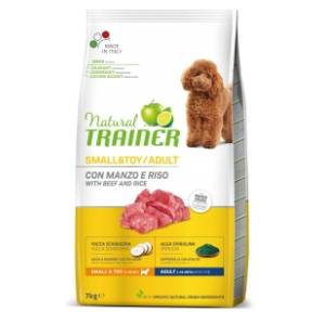 NATURAL TRAINER Small&toy hrana za pse govedina i pirinač 7kg