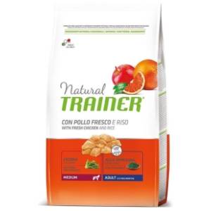 NATURAL TRAINER Medium puppy&junior hrana za pse piletina 3kg