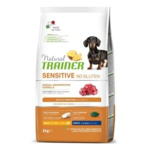 NATURAL TRAINER Sensitive small&toy bez glutena jagnjetina 2kg