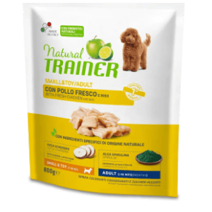 NATURAL TRAINER Small puppy piletina i pirinač 800g