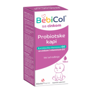 ABELA PHARM Bebi Col probiotske kapi sa cinkom 10ml
