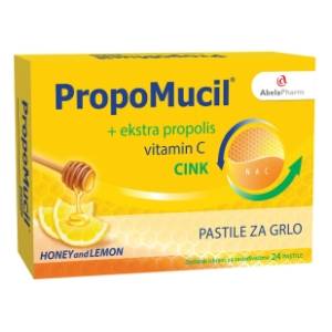 ABELA PHARM Propomucil pastile med i limun 24kom