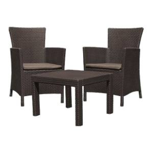 Balkonski set KETER Rosario CU 216939 braon
