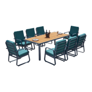 Baštenski set HANAH HOME Milano anthracite wooden	