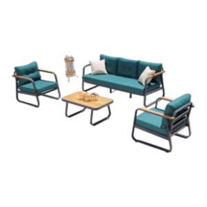 Baštenska garnitura HANAH HOME Rio petrol blue