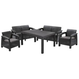 Baštenski set KETER Corfu fiesta CU 223216 grafit