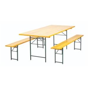 Baštenski set sto i dve klupe GREEN BAY Stout 200 x 70 cm