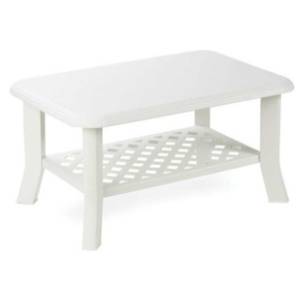 Baštenski sto IPAE-PROGARDEN Niso beli 90 x 60 x 46 cm