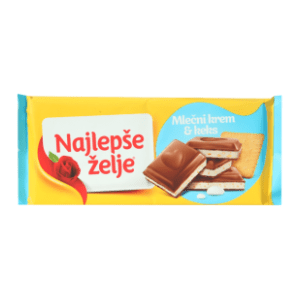 Čokolada ŠTARK Najlepše želje mlečni krem i keks 184g