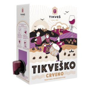 Crveno vino TIKVEŠ bag in box 3l