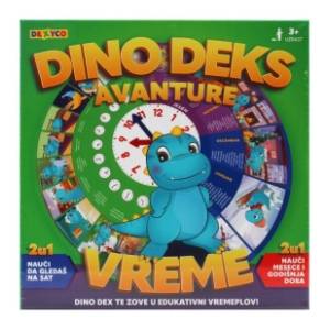 Društvena igra Dino Deks  avanture vreme DEXY CO 