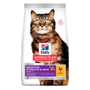 HILL'S Science Plan skin&stomach hrana za mačke piletina 1,5kg