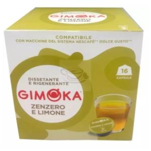 Kapsule GIMOKA Zenzero e limone 16kom