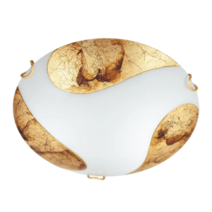 RABALUX plafonjera 60W E27 fi 30cm Art Gold 1941