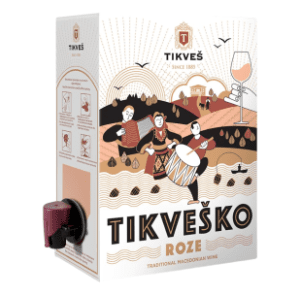 Roze vino TIKVEŠ bag in box 3l