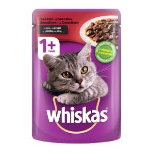 WHISKAS hrana za mačke govedina 100g