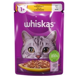 WHISKAS Adult hrana za mačke piletina 85g