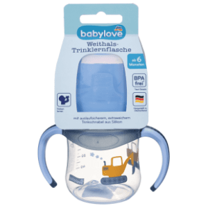BABYLOVE flašica sa ručkama 150ml (više vrsta)