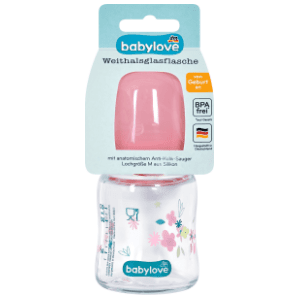 BABYLOVE flašica široko grlo 120ml (više vrsta)