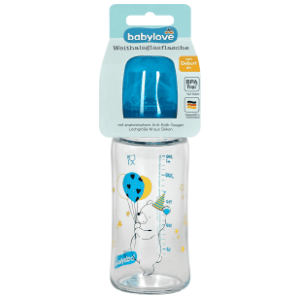 BABYLOVE flašica široko grlo 240ml (više vrsta)