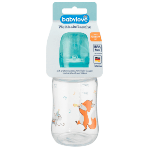 BABYLOVE flašica široko grlo 280ml (više vrsta)