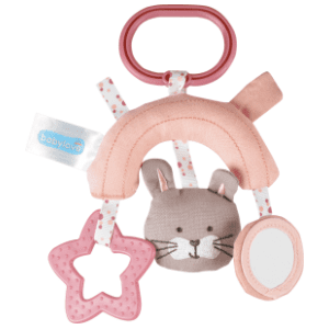 BABYLOVE igračka za kačenje roze