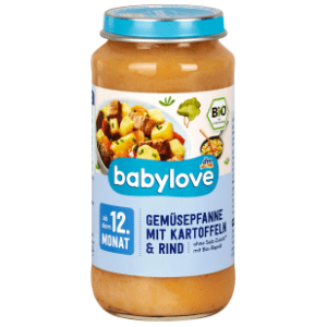 BABYLOVE kašica povrće sa krompirom i junetinom 250g