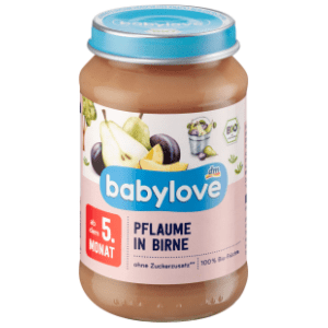 BABYLOVE kašica šljiva u krušci 190g