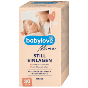 Jastučići za dojilje BABYLOVE Mama beli 30kom