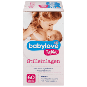 Jastučići za dojilje BABYLOVE Mama beli 60kom