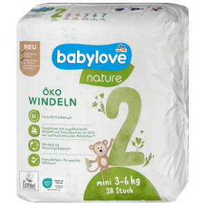 BABYLOVE pelene nature 2 mini 28kom