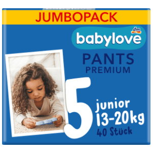 BABYLOVE pelene pants premium JP 5 junior 40kom