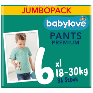 BABYLOVE pelene pants premium JP 6 XL 36kom