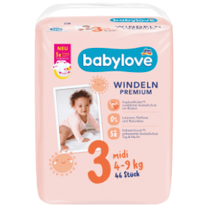 BABYLOVE pelene premium 3 midi 46kom