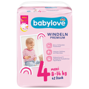 BABYLOVE pelene premium 4 maxi 42kom