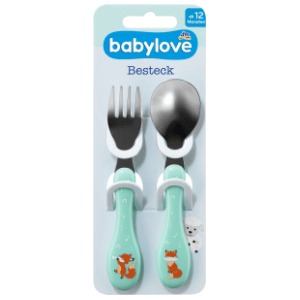 BABYLOVE pribor za jelo kašika i viljuška 1kom (više vrsta)