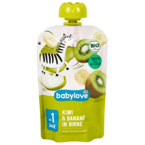 BABYLOVE voćna kašica kivi banana kruška 100g