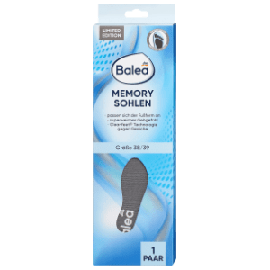 BALEA memorijski ulošci za cipele 38-39 sivi 1par 2kom