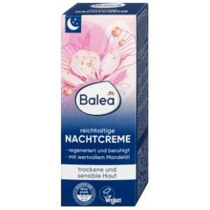 BALEA noćna krema za suvu i osetljivu kožu lica 50ml